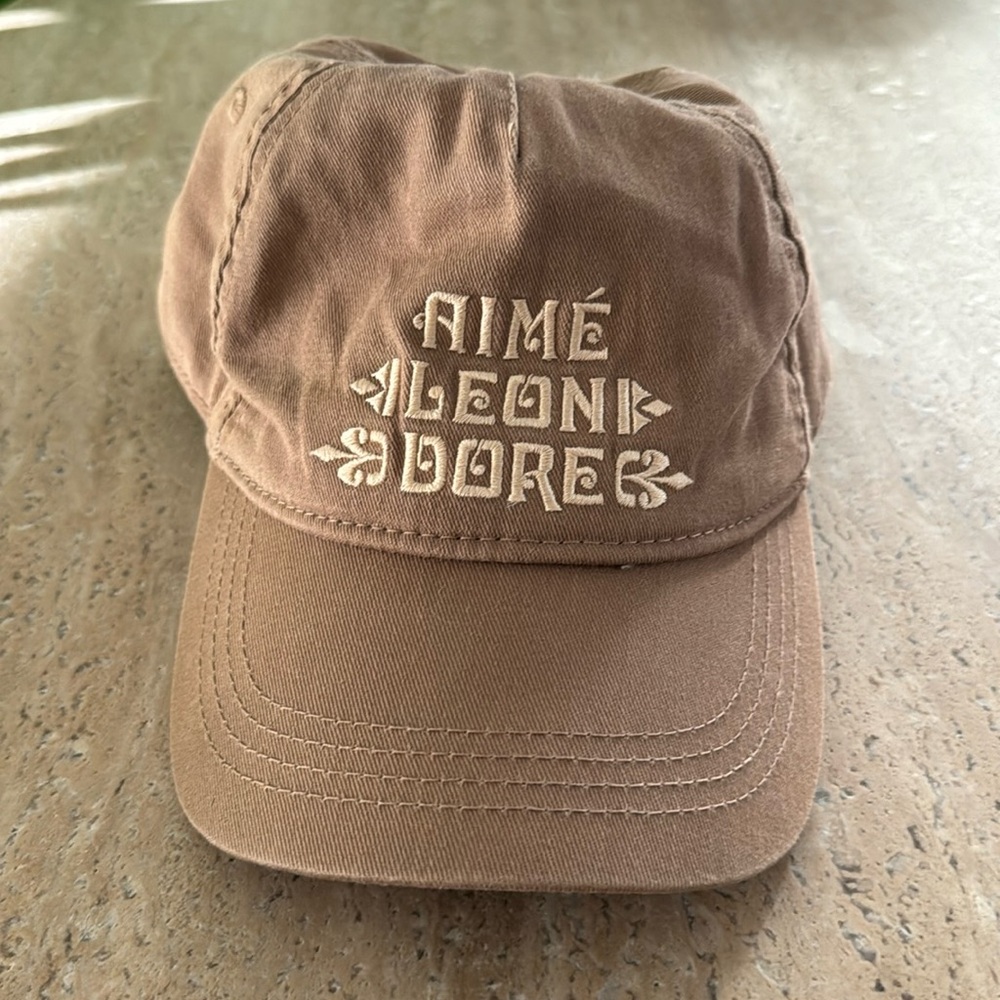 Aime Leon Dore neutral baseball cap hat